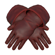 Rawhide Gloves (Ruby Silver)