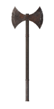 Double Axe Variant 1 - Dark and Darker Weapon