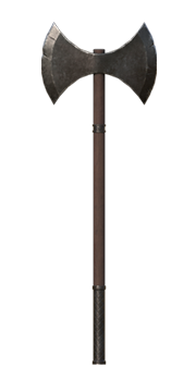 Double Axe Variant 4 - Dark and Darker Weapon