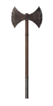 Double Axe Variant 2 - Dark and Darker Weapon