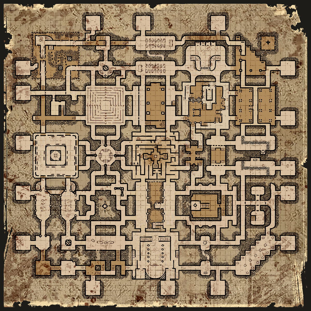 Crypt 4 Map in Dark and Darker