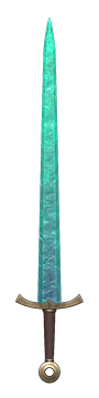 Crystal Sword Variant 3 - Dark and Darker Weapon