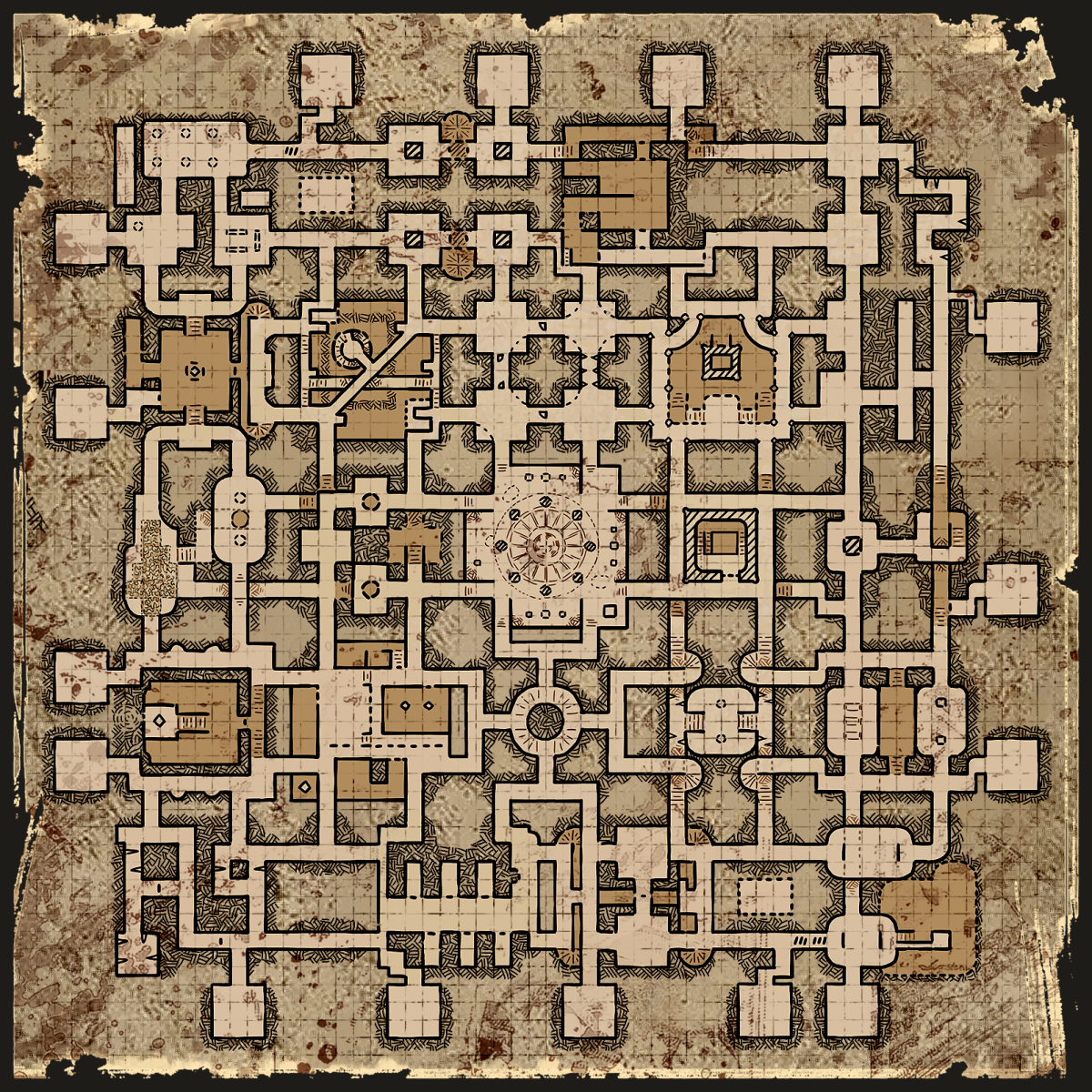 Crypt 1 Map in Dark and Darker